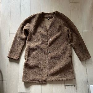 Uniqlo Brown Teddy Jacket